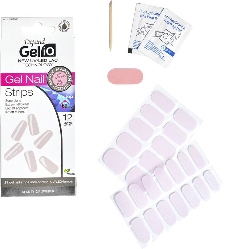 Depend Gel iQ Gel Nail Strips Semi cured n