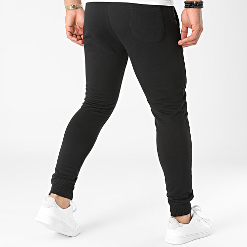 Pantalon Jogging Logo Noir Rouge