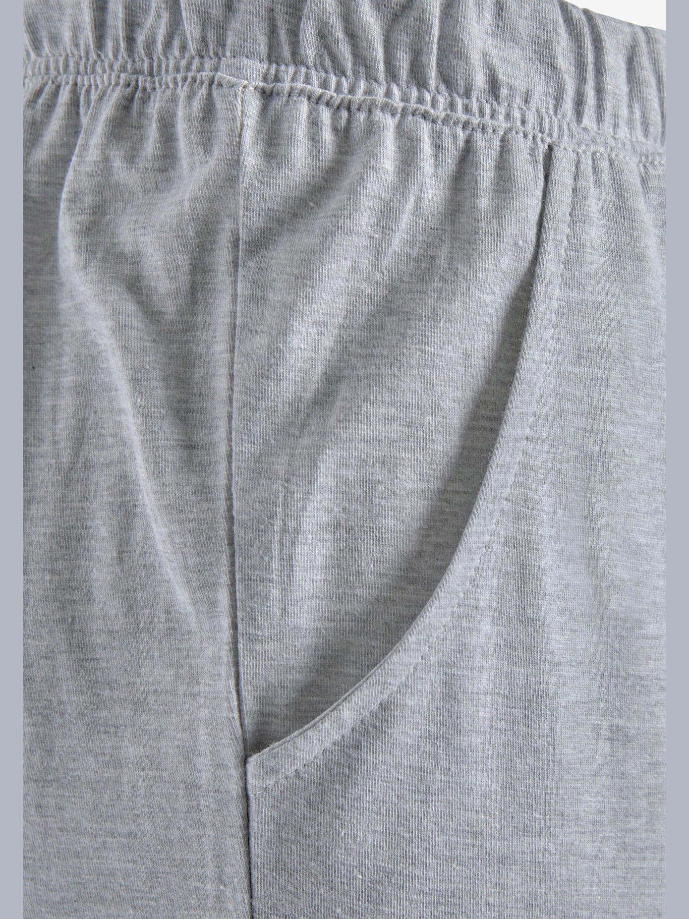 Pyjama chiné sport décontracté en lot de 2
