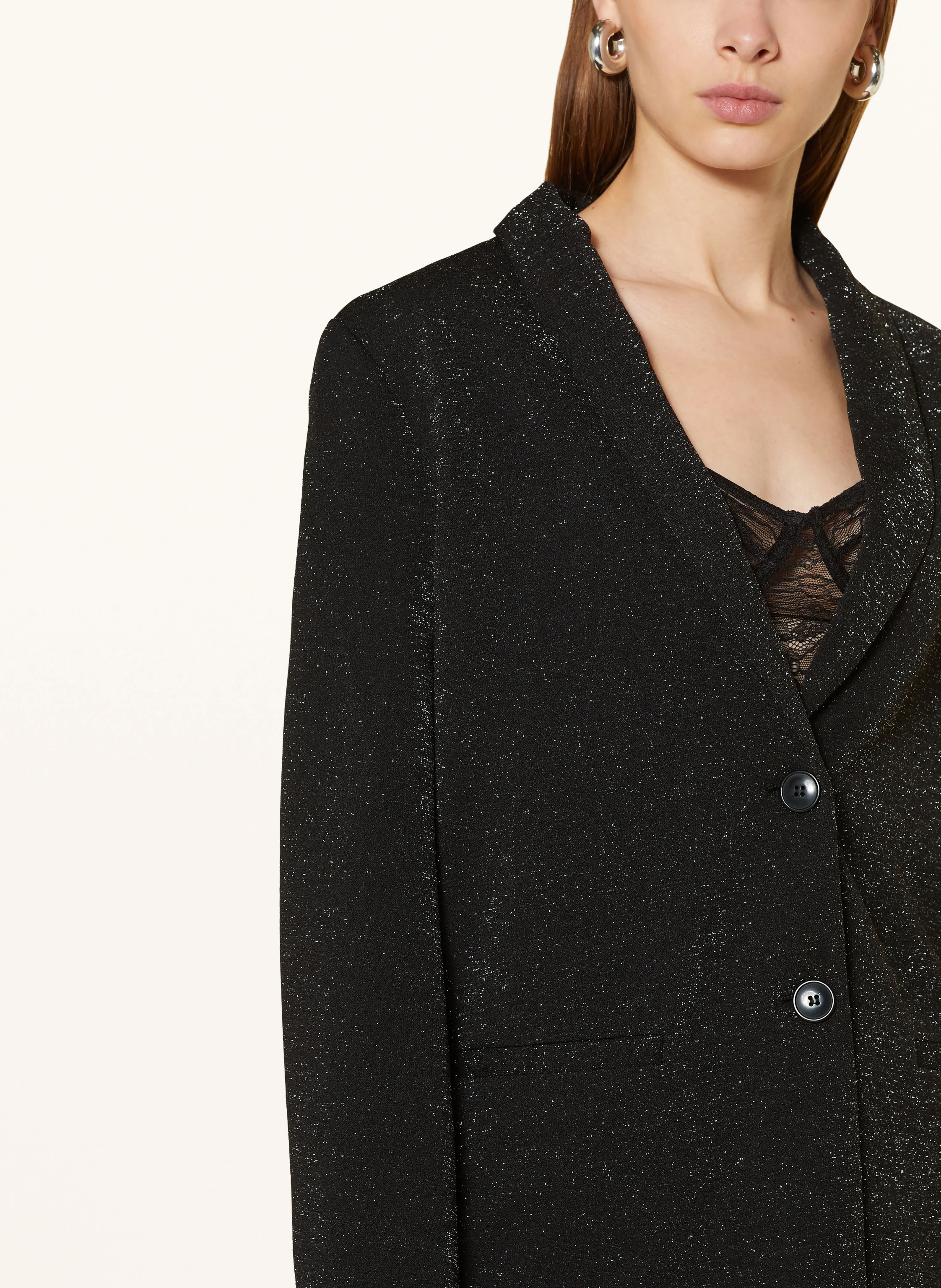 ONLY Blazer mit Glitzergarn