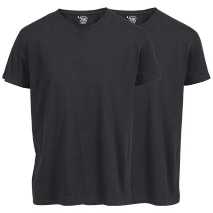 Casual T-shirt 2 pk V-hals