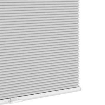 KARWEI dubbel plisségordijn met greepbediening lichtdoorlatend wit (kleurnr. 6001) 200x180 cm (bxh)