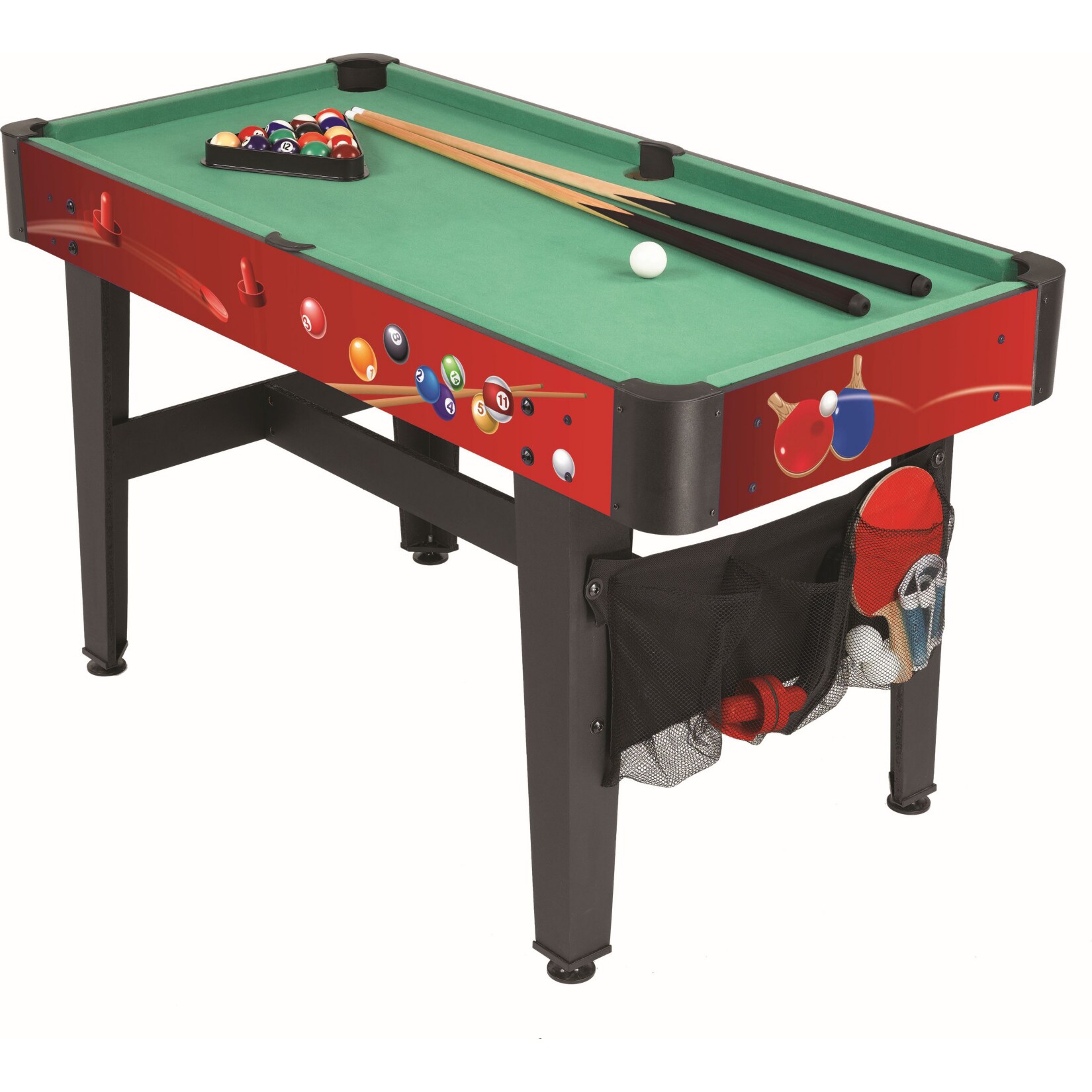 Carromco MULTIFUNKTIONSTISCH MULTIFUN-XT, 14in1, TELESCOPSTANGEN