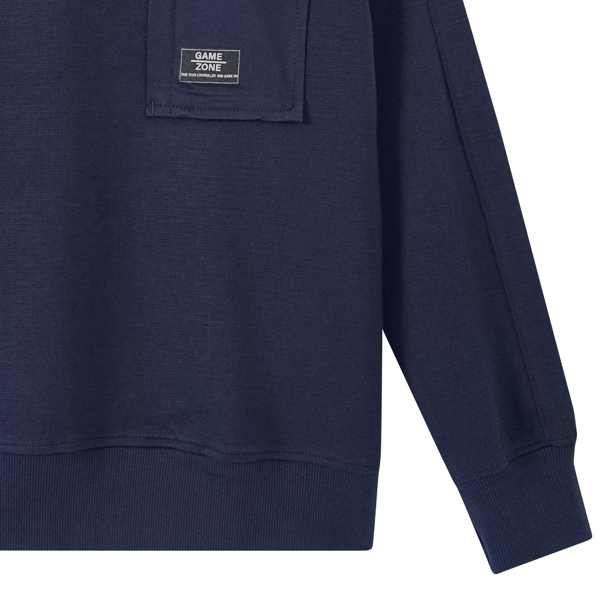 Yigga Jungen Sweatshirt mit Rundhalsausschnitt dunkelblau
