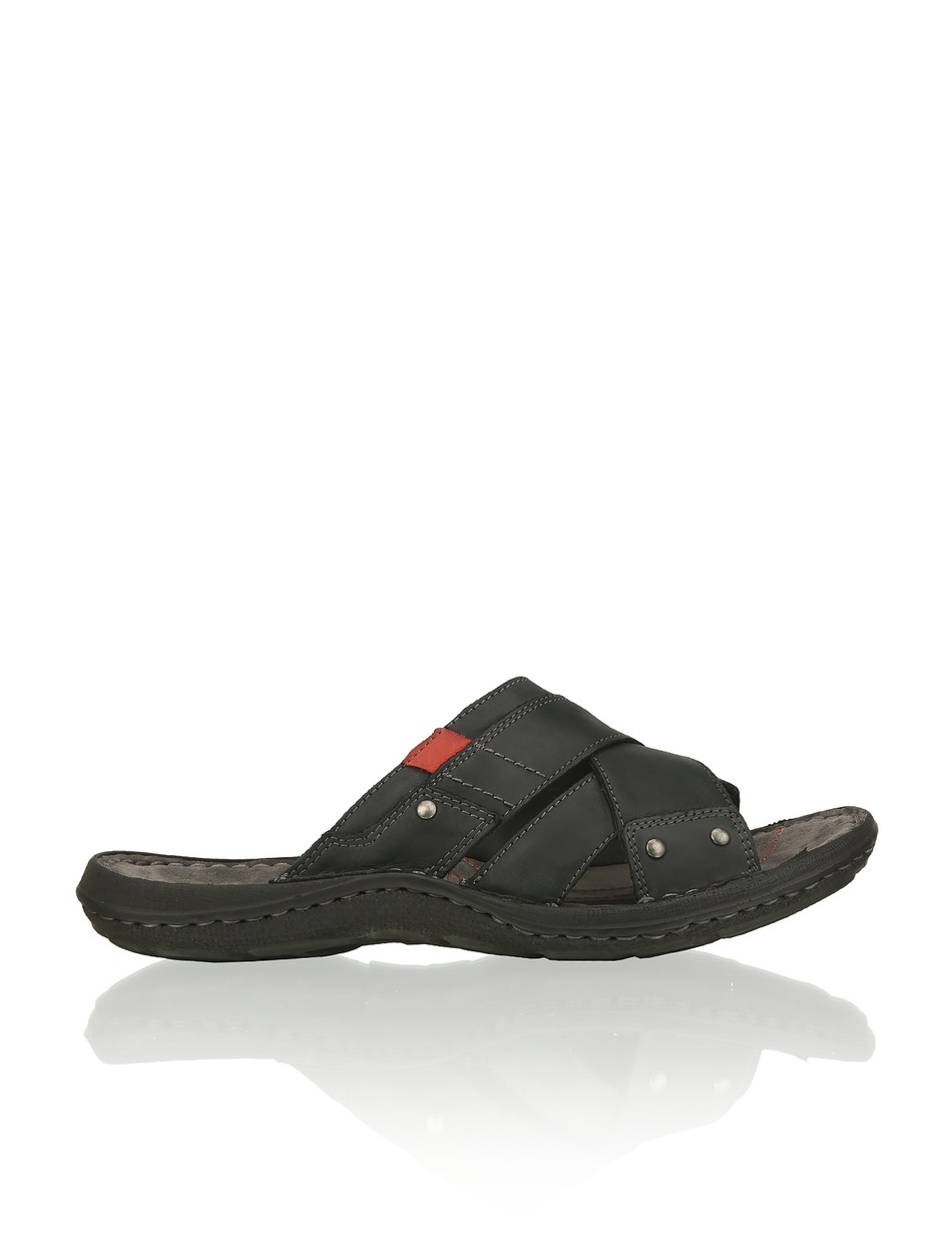 Glattleder Pantoffel