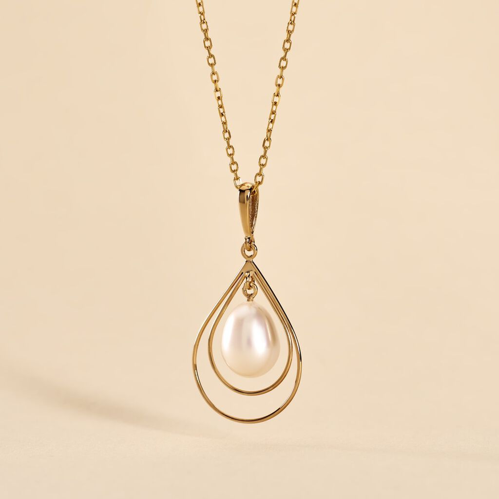 Pendentif Martyna Or Jaune Perle De Culture