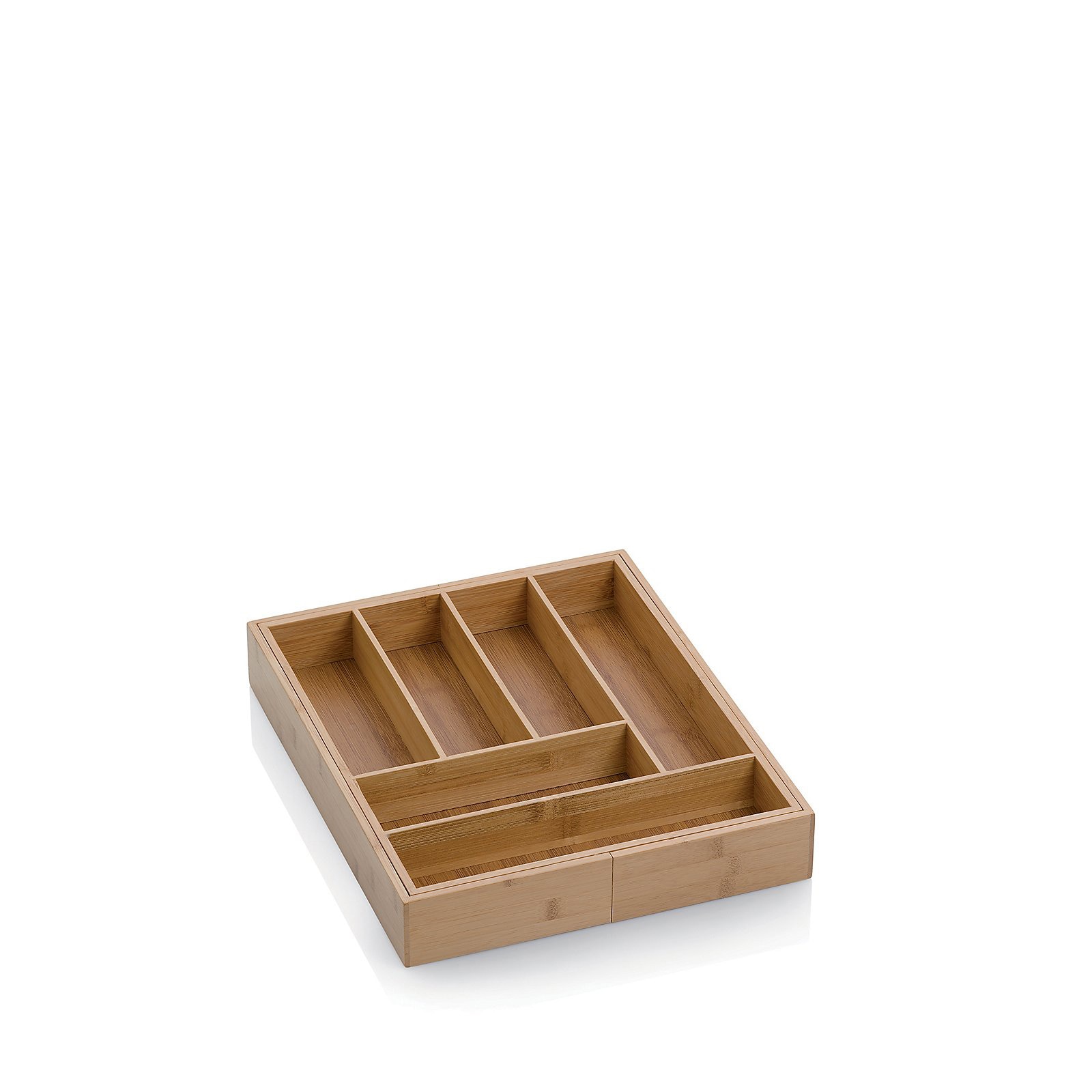 kela Besteckkasten KALMA 43 x 6,5 x 35 - 58 cm Bambus braun