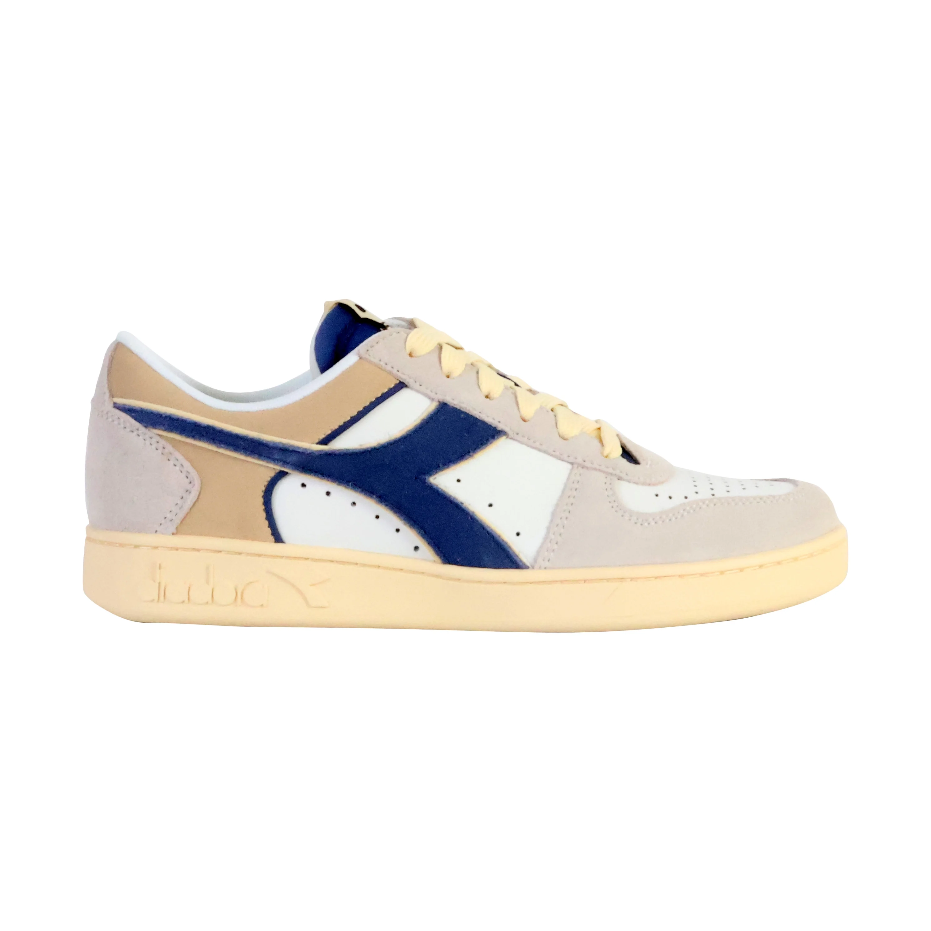 Basket cuirmagic low suede leather | Blanc