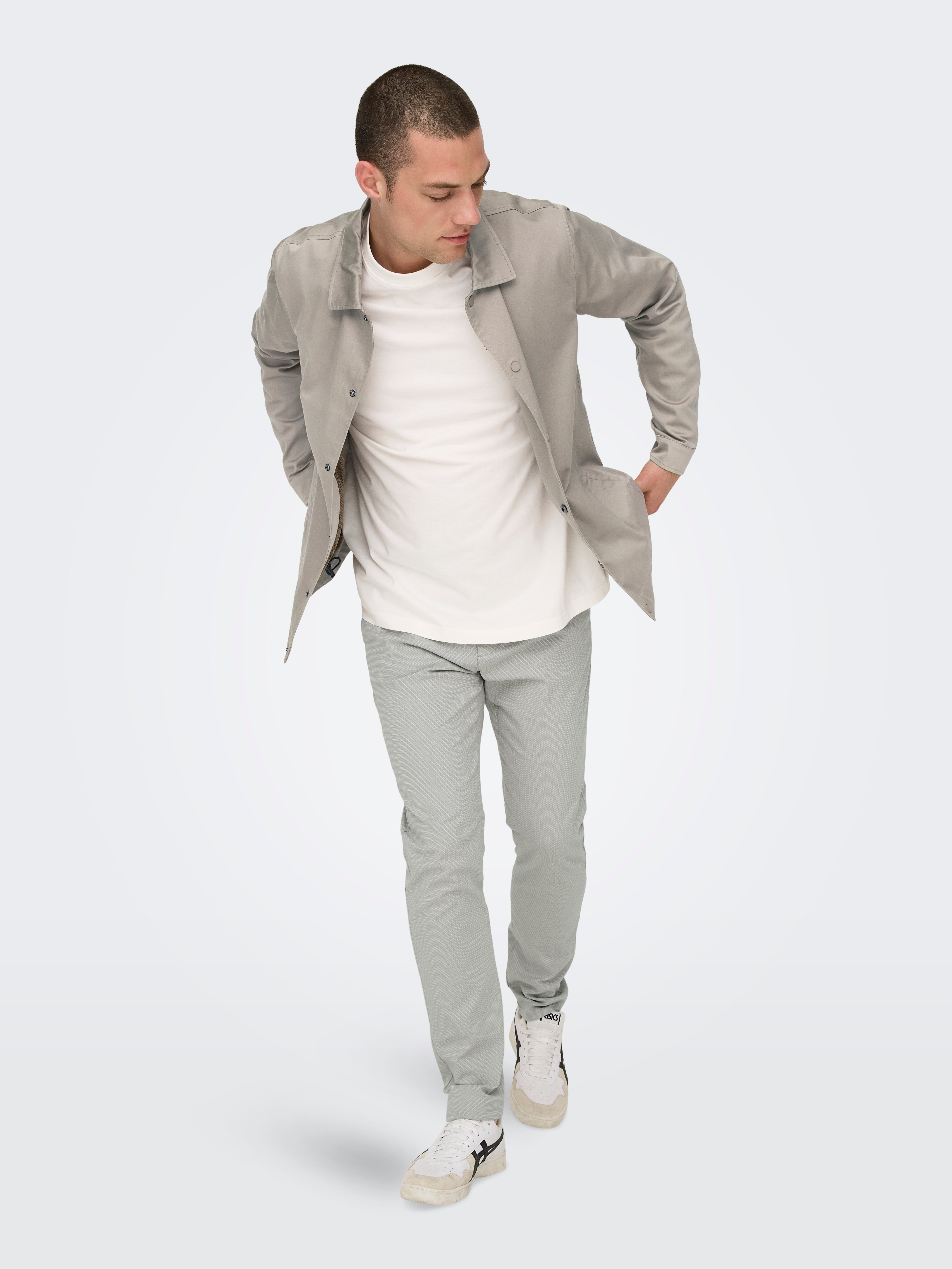 ONSMARK Slim Fit Hose Limestone