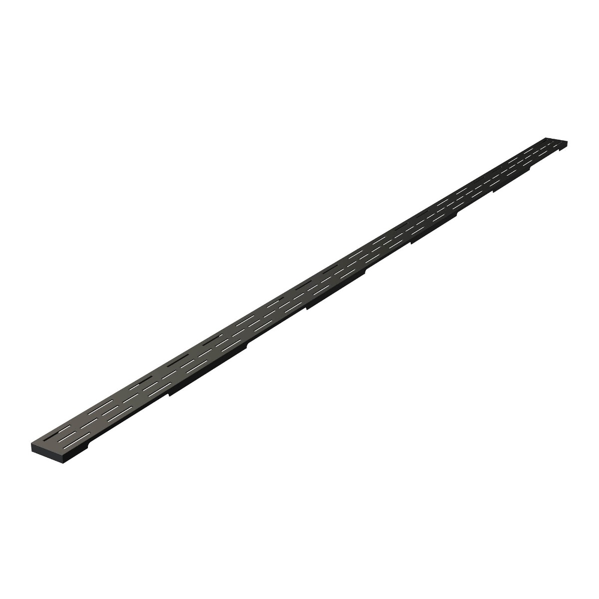 Brauer los standaard rooster 180cm zwart mat