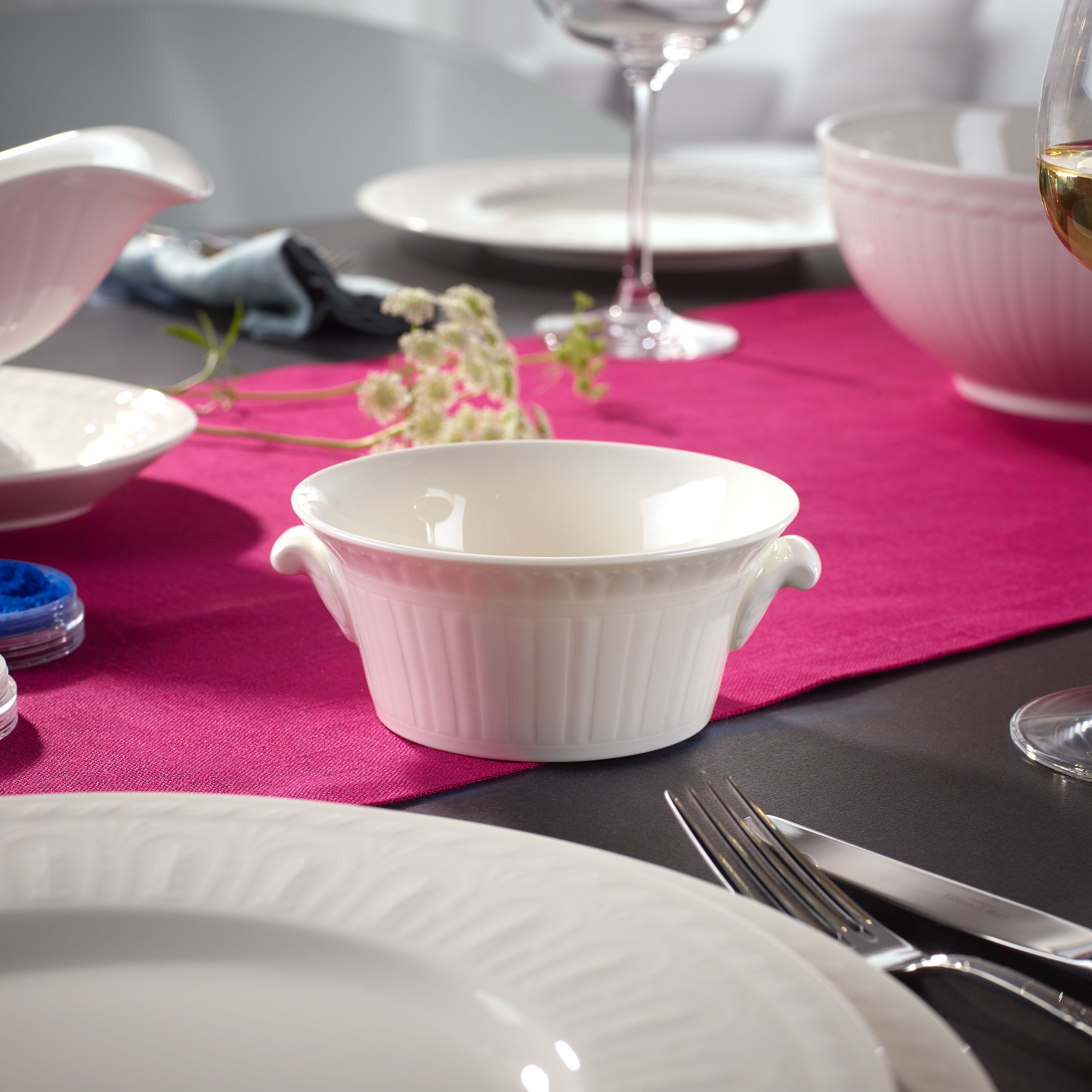 Cellini Soup cup White, Premium Porcelain