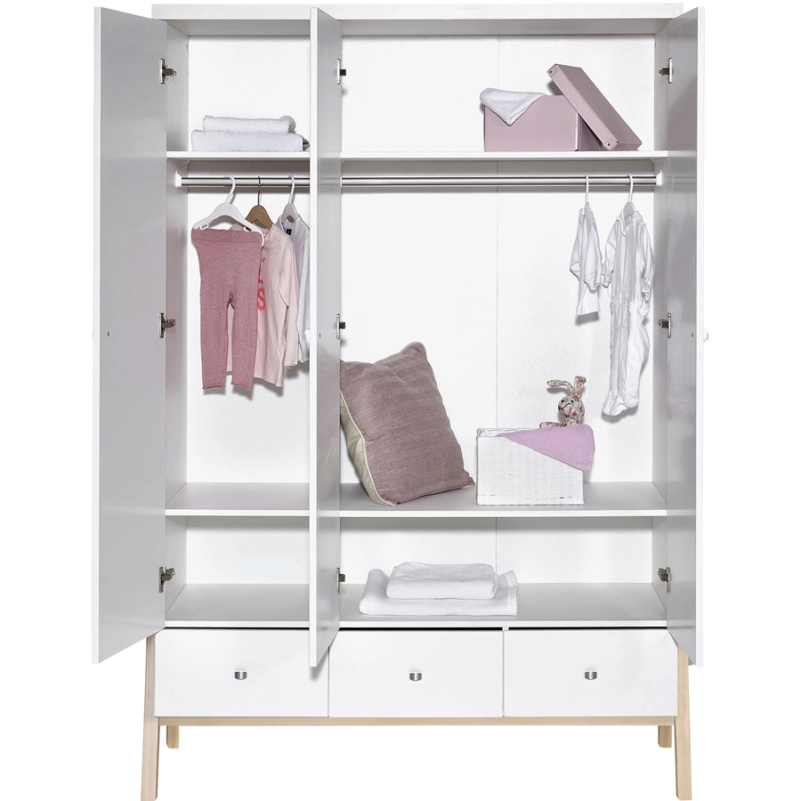 Schardt Kleiderschrank Holly Nature 3-türig