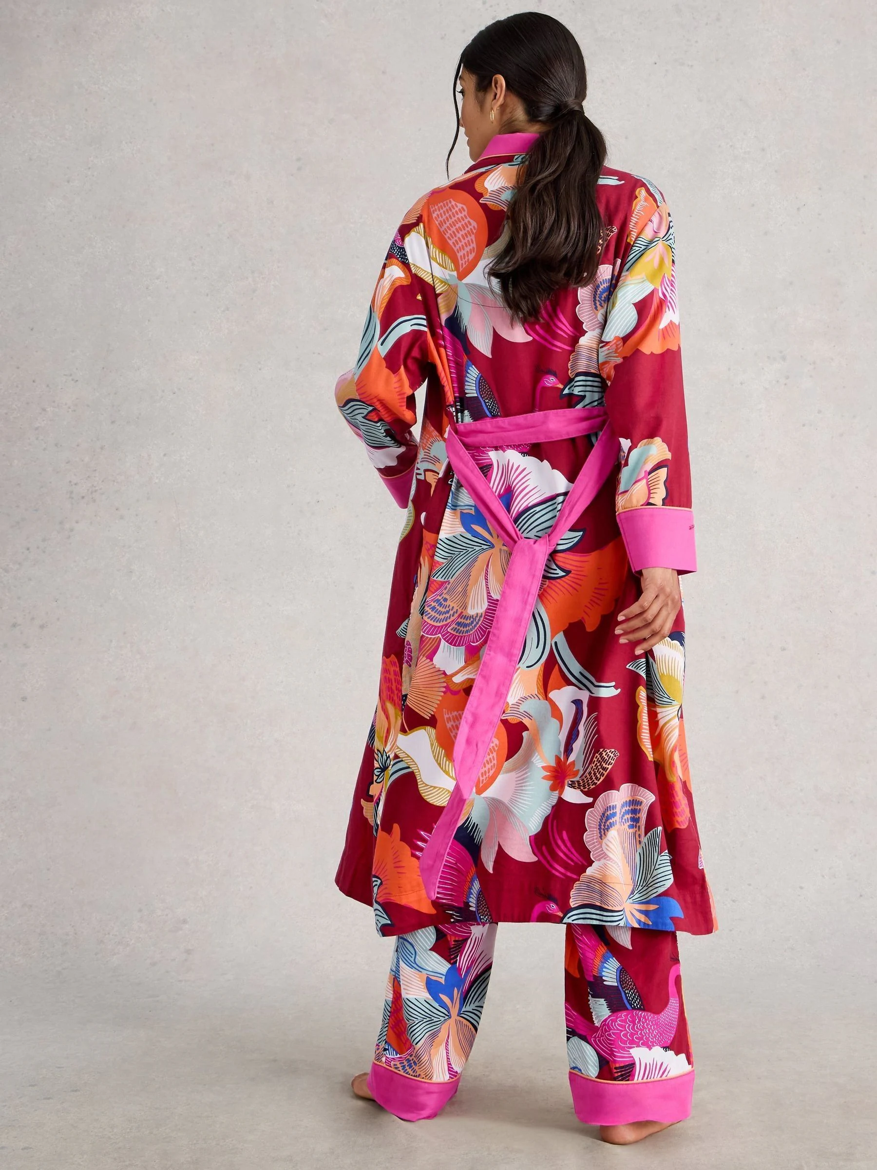 White Stuff Nina Woven Dressing Gown