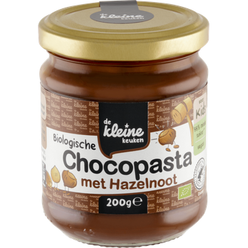 De Kleine Keuken Biologische Chocopasta met Hazelnoot voor Kids 200 g
