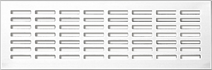 Grille d'aération alu Autogyre à encastrer 300 x 80 mm