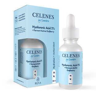Celenes by Sweden Hyaluronic Acid 2%   Ferment Active Gojiberry 30ML