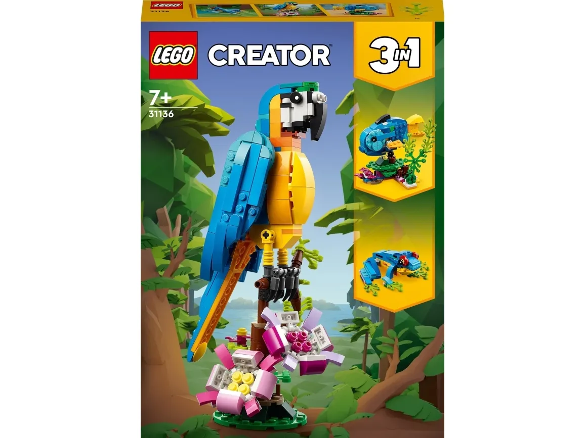 LEGO Creator 31136 Eksotisk papegøje