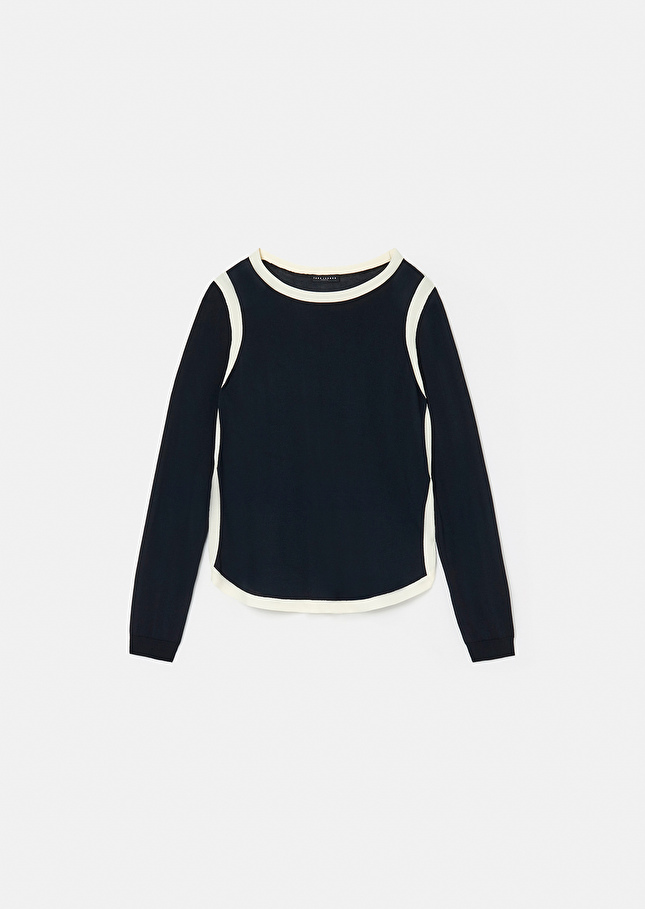 Pull Ponamableu nuit en coton