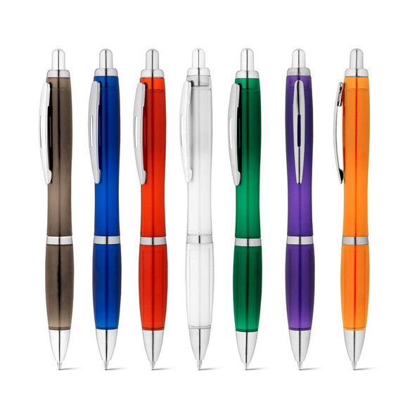 hi!dea 91772 - Stylo bille en PET recyclé (100% rPET) avec attache métallique
