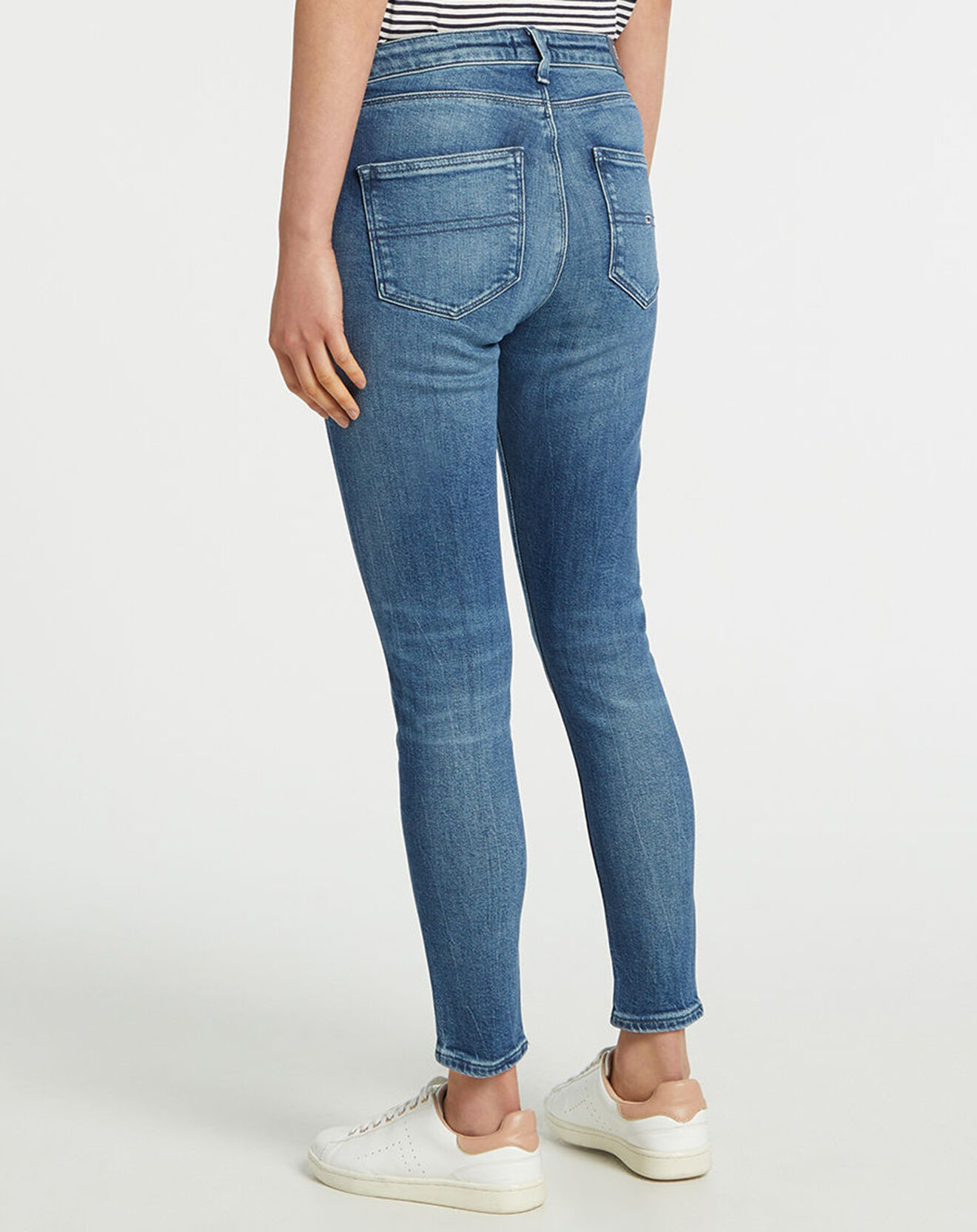 Tommy Jeans Jean Skinny Sylvia bleu délavé