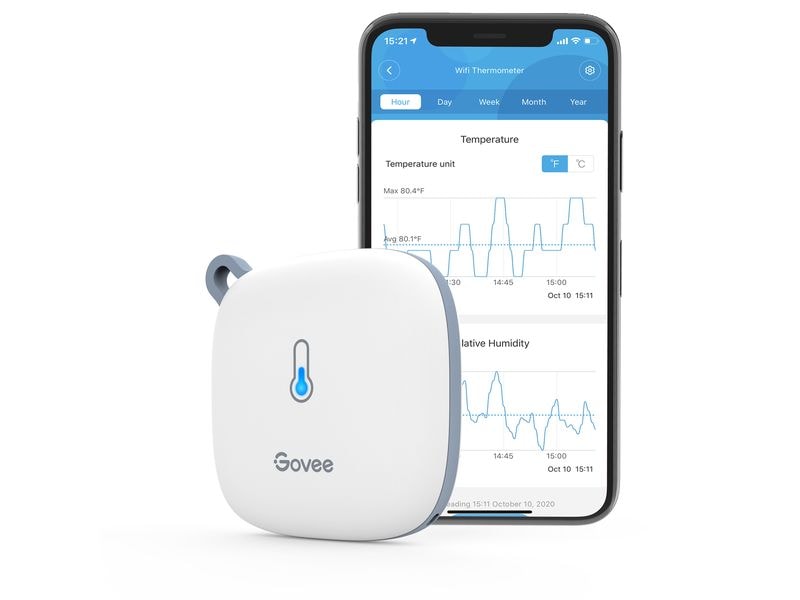 Govee Wetterstation WiFi Thermometer/Hygrometer Smarte Wi-Fi Wetterstation