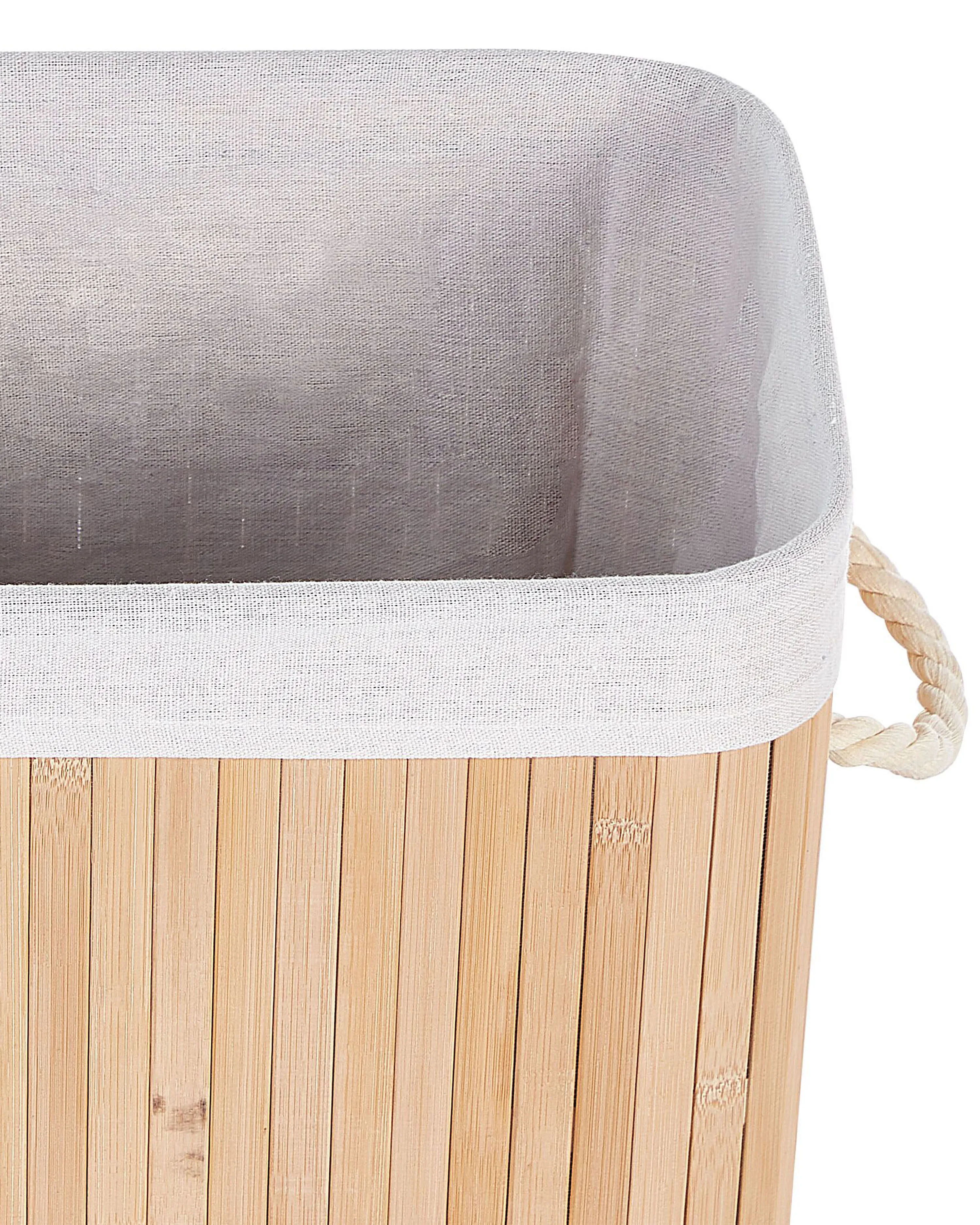 Mand KOMARI Bamboehout Lichtbruin 72 L
