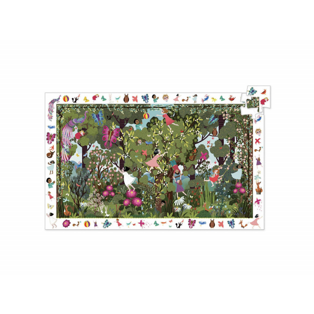 Puzzle Observation - Jeux au Jardin - 100 Pièces