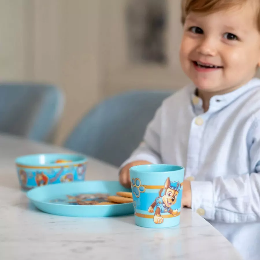 Koziol Kindergeschirrset Connect 3er Set blau
