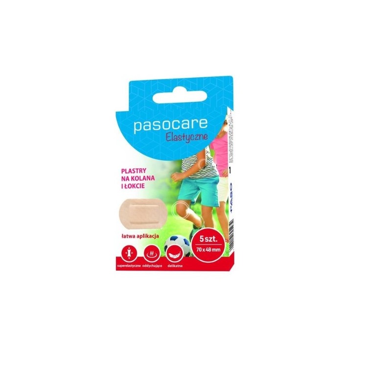 Pasocare elastic Knie- i Ellenbogenpflaster 5 Stück