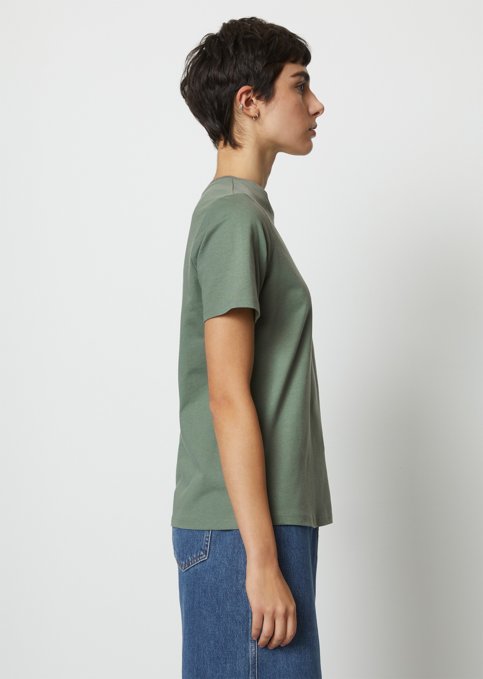 Logo-T-Shirt regularaus Organic Cotton