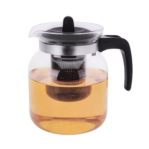 Théière en verre avec filtre 1,5 L