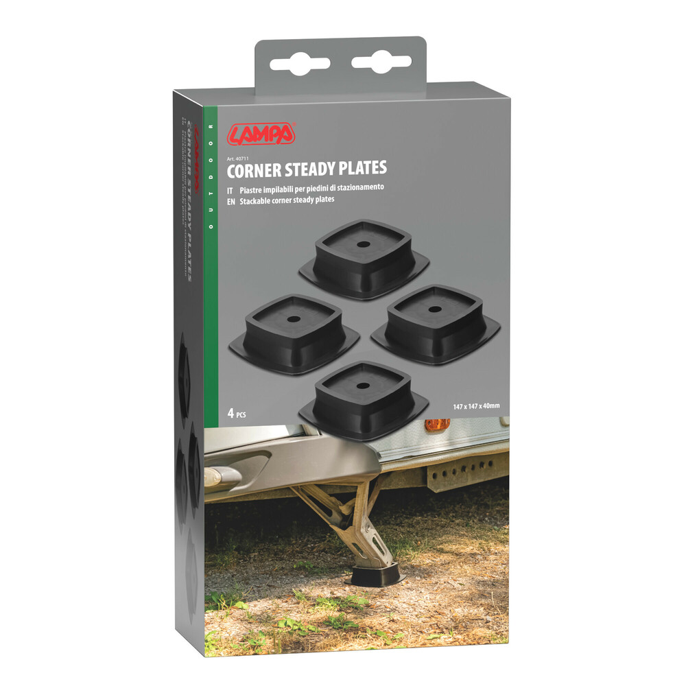 Lampa stapelbare hoeksteunplaten - Set van 4