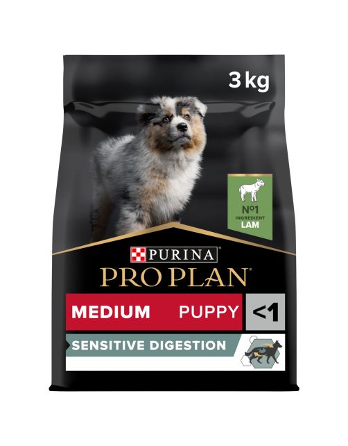 Pro Plan Dog Puppy Medium Breed Sensitive Digestion Lam - Hondenvoer