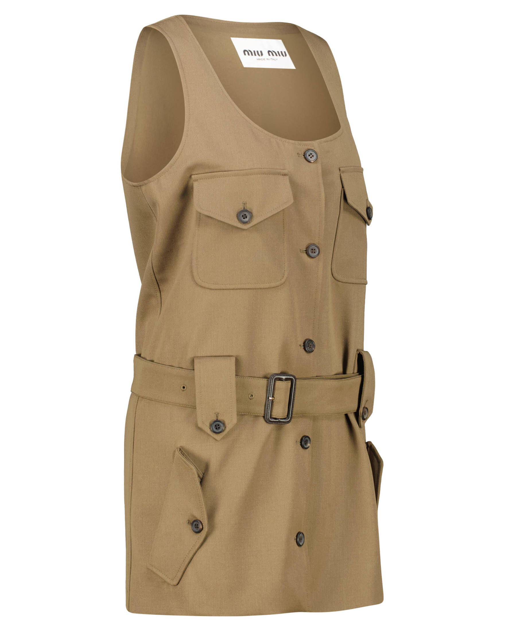 Miu Miu| Damen Minikleid aus Wollgabardine
