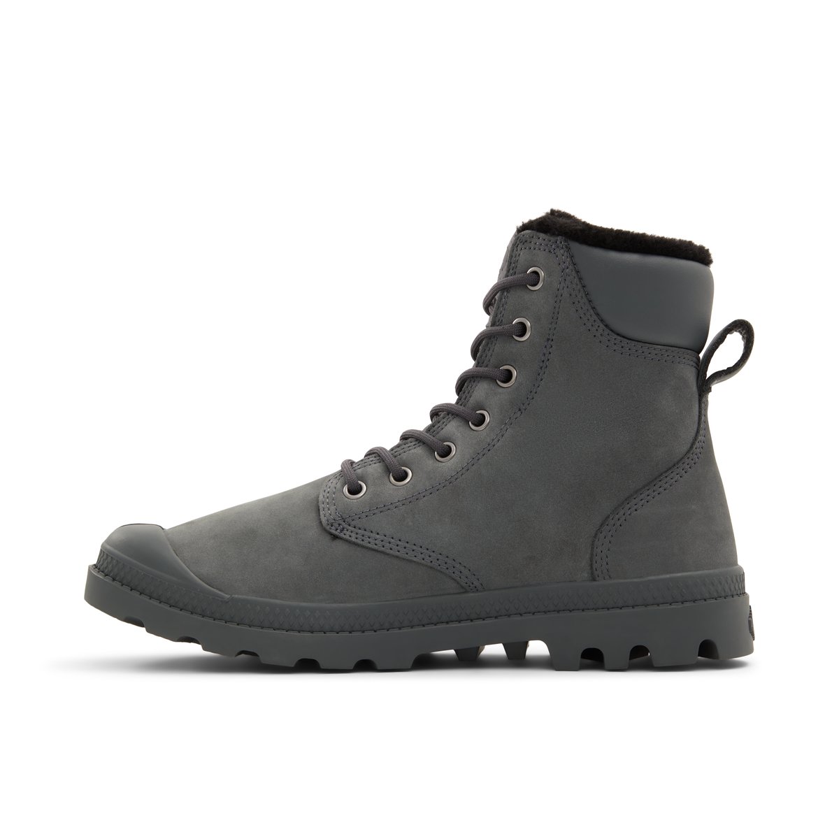 PALLADIUM-Pampa-cuff-m-Bottes décontractées - Talon plat - Gris