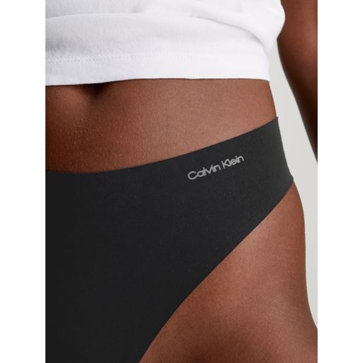 Calvin Klein Seamless Thong, Black, XL