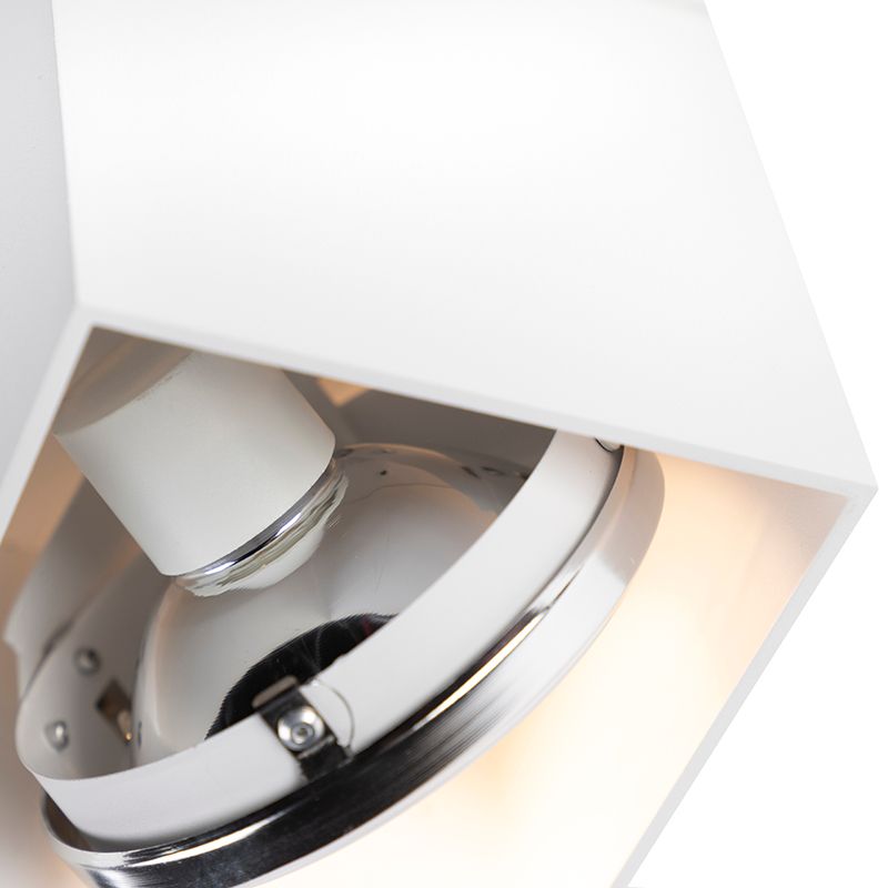Design spot wit rechthoekig 2-lichts - Box
