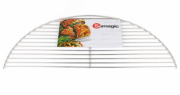 Grille demi-lune Kiowa pour barbecue acier chromé
