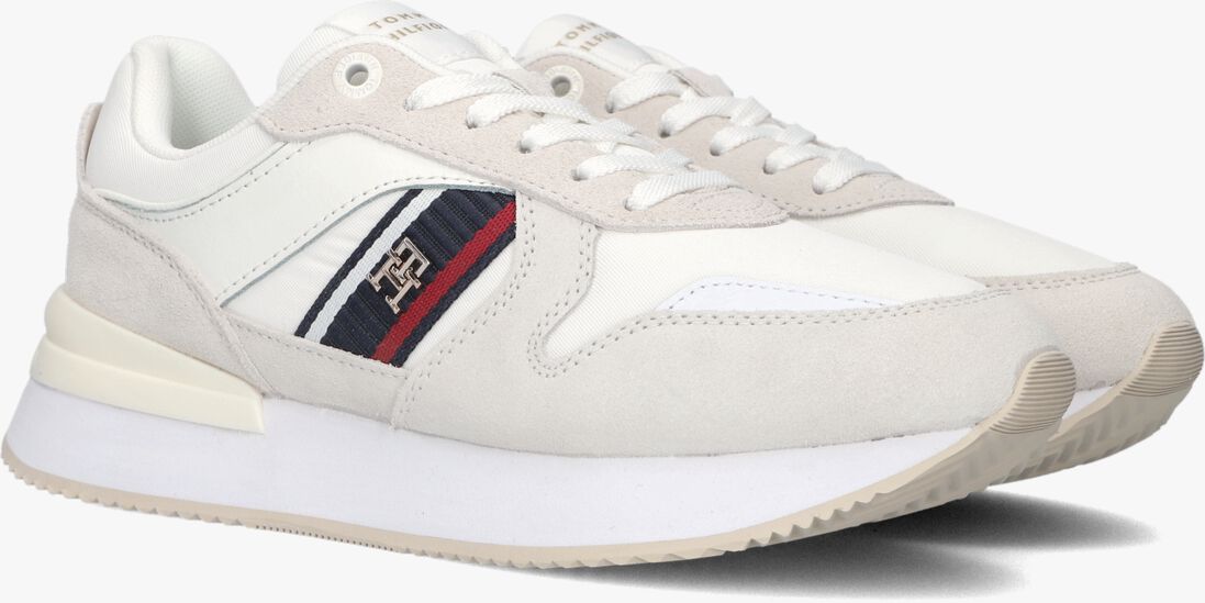 TOMMY HILFIGER witte tommy hilfiger lage sneakers corp webbing runner sneaker