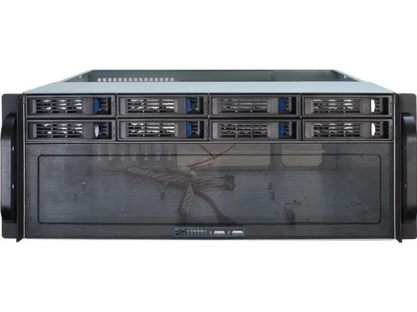 Inter-Tech IPC 4U-4408 - Rack-monterbar - 4U - forlænget ATX / SSI EEB - ingen strømforsyning (ATX) - USB