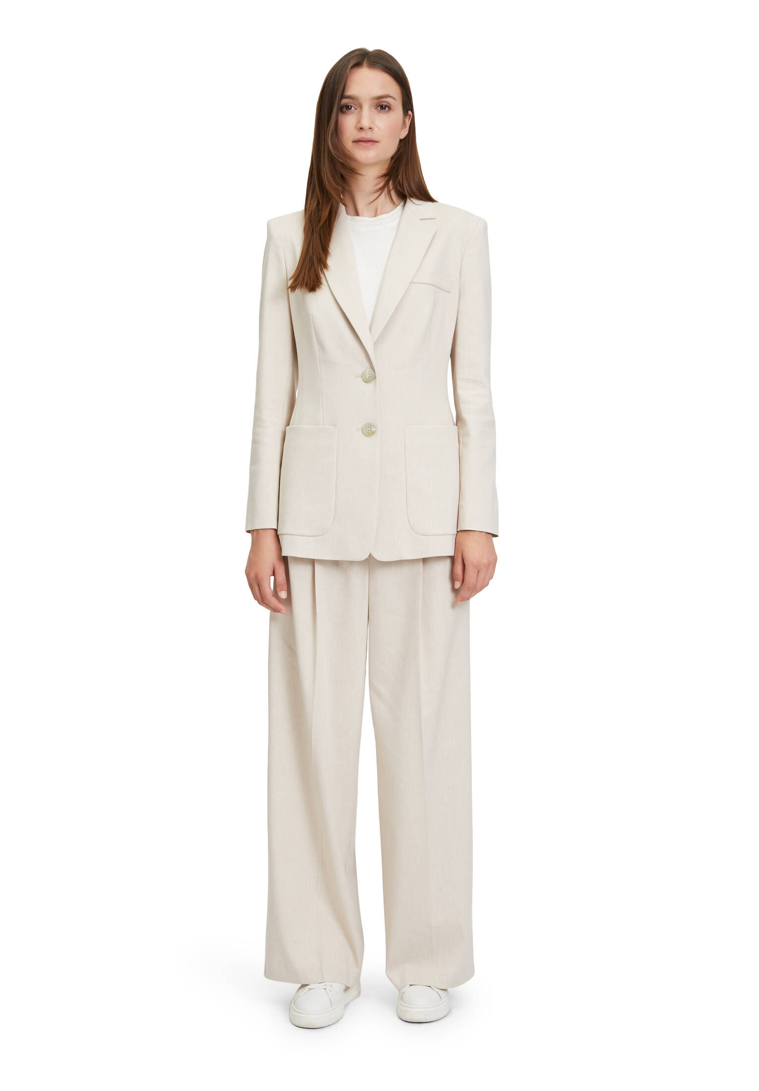 Betty & Co| Damen Anzughose mit weitem Bein