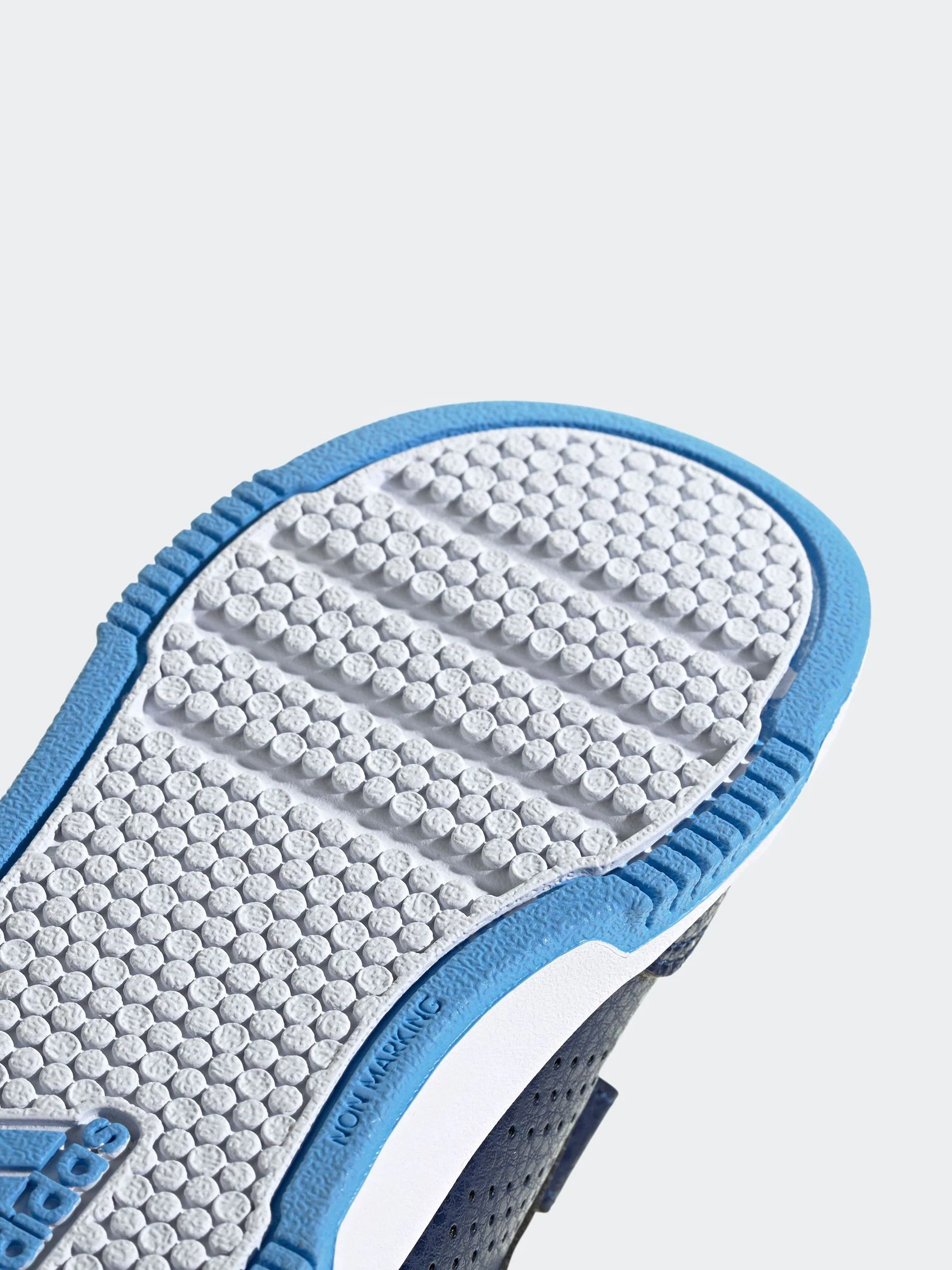 Marineblauw/blauw - adidas Tensaur babysneakers met klittenbandsluiting