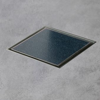 Easy Drain AquaJewels Quattro tegel 10x10cm m. zijuitloop 50mm m. waterslot 30/35/50mm