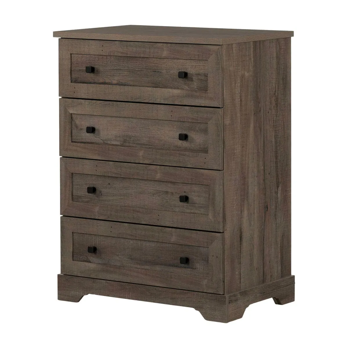 South Shore Commode 4 Tiroirs - Hazen Chêne d'automne