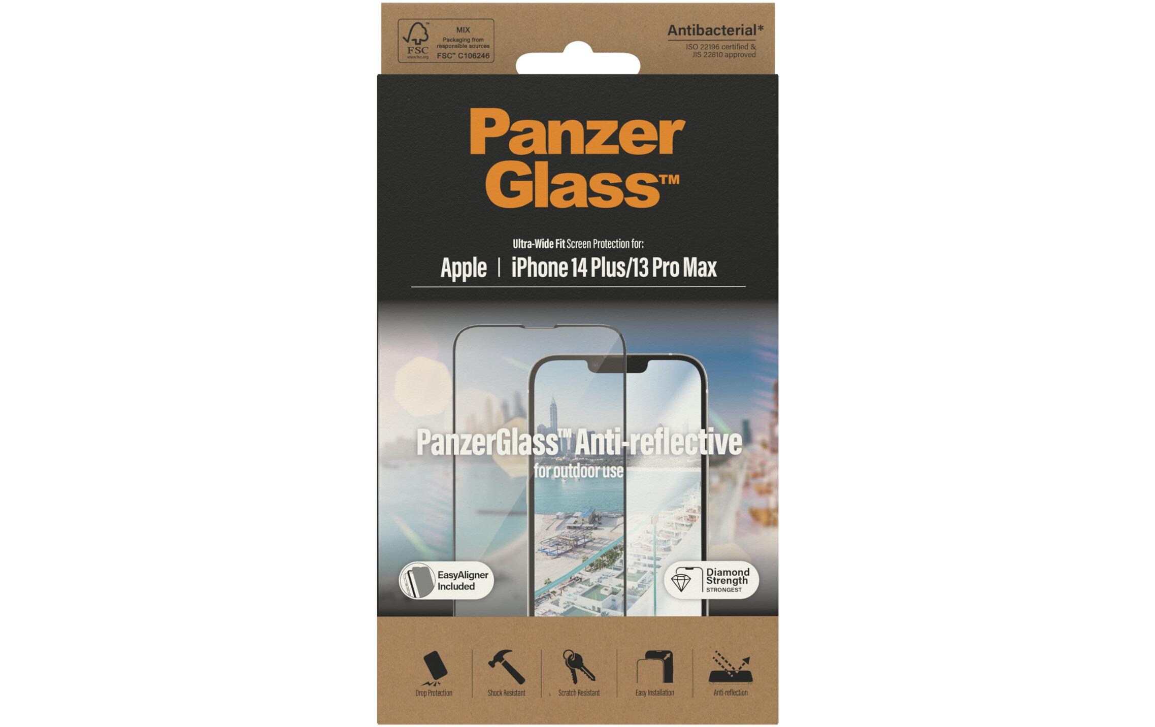 Displayschutz Ultra Wide Fit Anti Reflective iPhone 14 PlusAnti Reflective Schutzfolie mit Applicator für das Apple iPhone 14 Plus/iPhone 13 Pro Max