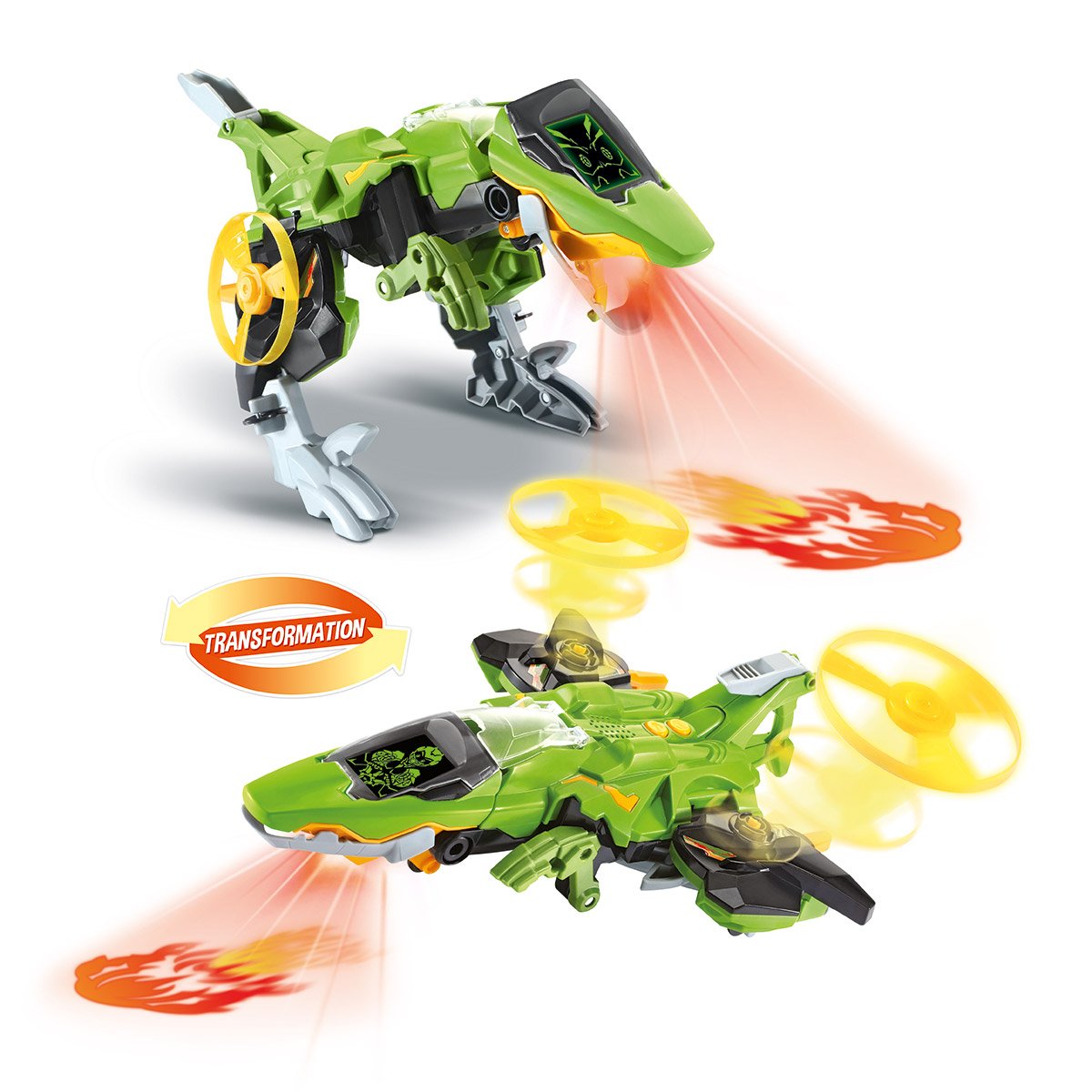 Switch & Go Fire - Pulsor, le super thérizinosaure