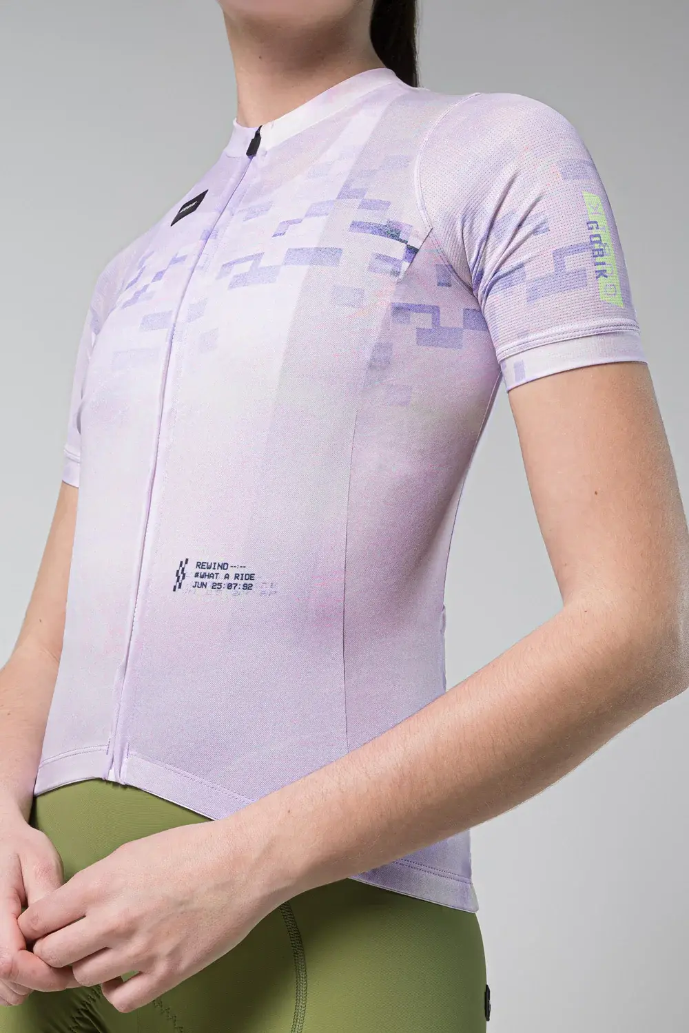 Gobik Stark Fietsshirt Korte Mouwen Paars/Lila Dames