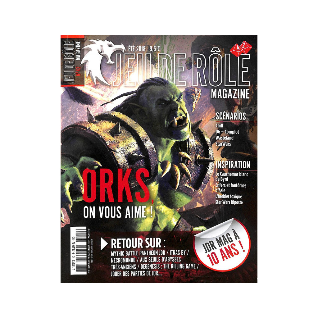Jeu de Rôle Magazine 42 (Eté 2018)