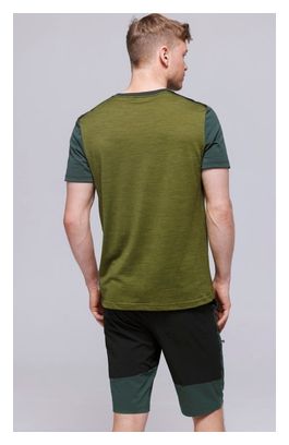 T-Shirt Manches Courtes Devold Norang Merino 150 Vert
