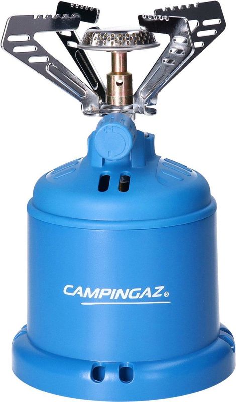 Campingaz 206 Camping kooktoestel - camping gasbrander 1 pits - 1250 Watt - blauw/zilver